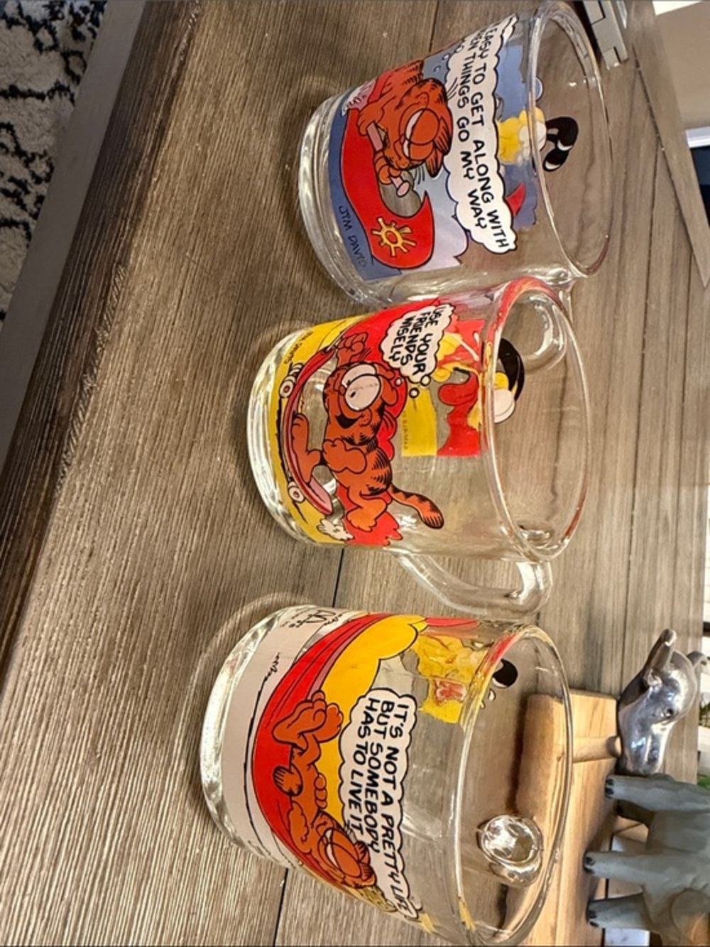 McDonald’s Vintage Garfield Glasses Jim Davis